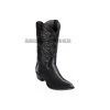 Guadalajara Western Wear Los Altos Black Stingray Rowstone Snip Toe Cowboy Boots Men
