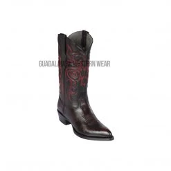 Guadalajara Western Wear Men Los Altos Black Cherry Goat J Toe Cowboy Boots