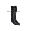 Guadalajara Western Wear Los Altos Black Goat J Toe Cowboy Boots Men