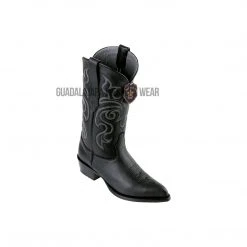 Guadalajara Western Wear Los Altos Black Grisly J Toe Cowboy Boots
