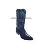 Guadalajara Western Wear Los Altos Faded Navy Blue Stingray Single Stone Snip Toe Cowboy Boots