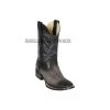 Guadalajara Western Wear Los Altos Rustic Gray Shark Wide Square Toe Cowboy Boots