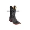 Guadalajara Western Wear Los Altos Black Shark Wide Square Toe Cowboy Boots Men