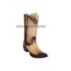 Guadalajara Western Wear Los Altos Faded Oryx Ostrich Leg Snip Toe Cowboy Boots