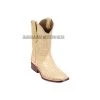 Guadalajara Western Wear Men Los Altos Oryx Caiman Flank Wide Square Toe Cowboy Boots