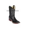 Guadalajara Western Wear Los Altos Black Ostrich Leg Wide Square Toe Cowboy Boots 1 Guadalajara Western Wear Los Altos Black Ostrich Leg Wide Square Toe Cowboy Boots