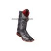 Guadalajara Western Wear Los Altos Sanded Gray Teju Wide Square Toe Women Western Boot