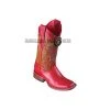 Guadalajara Western Wear Los Altos Red Teju Wide Square Toe Women Western Boot
