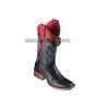 Guadalajara Western Wear Los Altos Black Teju Wide Square Toe Women Western Boot