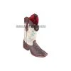 Guadalajara Western Wear Los Altos Brown Python Wide Square Toe Women Western Boot
