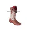 Guadalajara Western Wear Los Altos Brown Volcano Wide Square Toe Women Western Boot
