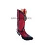 Guadalajara Western Wear Los Altos Faded Red Eel Women Snip Toe Western Boot 2 Guadalajara Western Wear Los Altos Faded Red Eel Women Snip Toe Western Boot