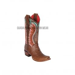 Guadalajara Western Wear Los Altos Light Brown Volcano Dubai Toe Women Western Boot