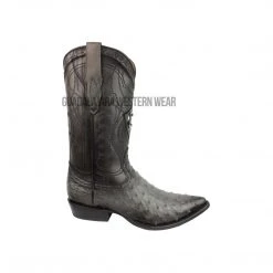 Guadalajara Western Wear Cuadra Ostrich Flame Gray J Toe Cowboy Boots Men