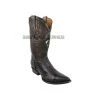 Guadalajara Western Wear Cuadra Ostrich Black J Toe Cowboy Boots