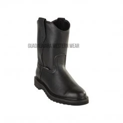 Guadalajara Western Wear Original Michel Boots Men's Pull On Work Boot Black Soft Toe