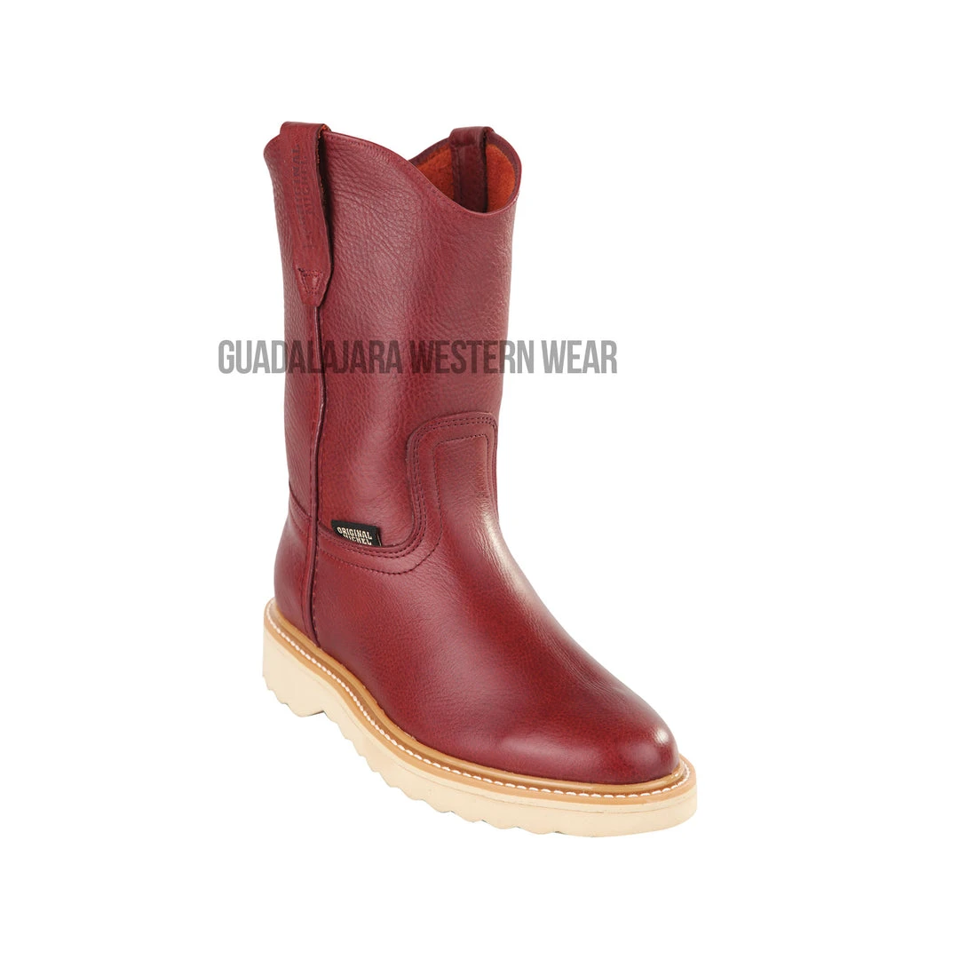 Guadalajara Western Wear Original Michel Boots Men's Pull On Work Boot Burgundy Soft Toe 3 Guadalajara Western Wear Original Michel Boots Men's Pull On Work Boot Burgundy Soft Toe