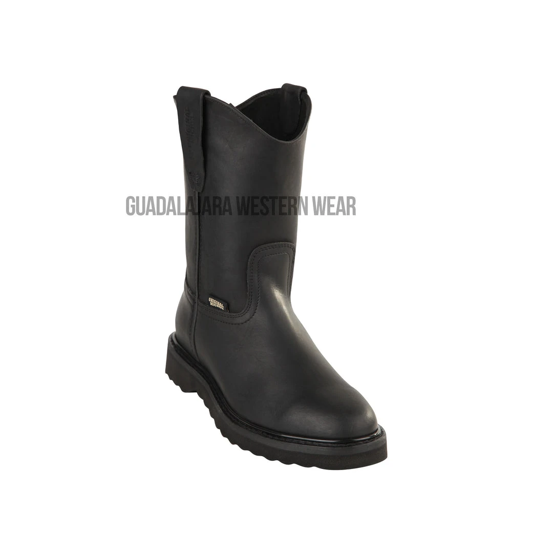 Guadalajara Western Wear Original Michel Boots Men's Pull On Work Boot Black Soft Toe 3 Guadalajara Western Wear Original Michel Boots Men's Pull On Work Boot Black Soft Toe