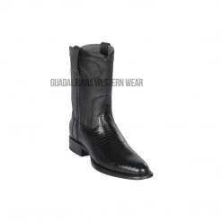 Guadalajara Western Wear Men Los Altos Black Teju Roper Cowboy Boots