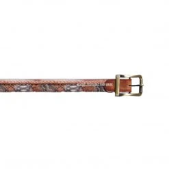 Guadalajara Western Wear Los Altos Rustic Cognac Python Casual Belt