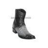 Guadalajara Western Wear Los Altos Faded Gray Caiman Tail European Square Toe Ankle Boot Men 2 Guadalajara Western Wear Los Altos Faded Gray Caiman Tail European Square Toe Ankle Boot Men