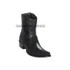 Guadalajara Western Wear Los Altos Black Single Stone Stingray European Square Toe Ankle Boot