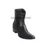 Guadalajara Western Wear Los Altos Black Rowstone Stingray European Square Toe Ankle Boot