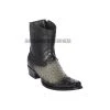 Guadalajara Western Wear Los Altos Faded Gray Ostrich European Square Toe Ankle Boot Men 2 Guadalajara Western Wear Los Altos Faded Gray Ostrich European Square Toe Ankle Boot Men