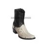 Guadalajara Western Wear Men Los Altos Natural Python European Square Toe Ankle Boot