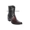 Guadalajara Western Wear Los Altos Black Cherry Teju European Square Toe Ankle Boot