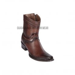 Guadalajara Western Wear Los Altos Walnut Rage European Square Toe Ankle Boot Men