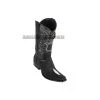 Guadalajara Western Wear Men Los Altos Black Stingray Single Stone European Square Toe Cowboy Boots