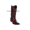 Guadalajara Western Wear Men Los Altos Faded Burgundy Ostrich Leg European Square Toe Cowboy Boots