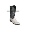Guadalajara Western Wear Los Altos Natural Python European Square Toe Cowboy Boots