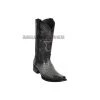 Guadalajara Western Wear Men Los Altos Faded Gray Caiman Belly European Square Toe Cowboy Boots