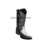 Guadalajara Western Wear Men Los Altos Natural Python & Deer European Square Toe Cowboy Boots