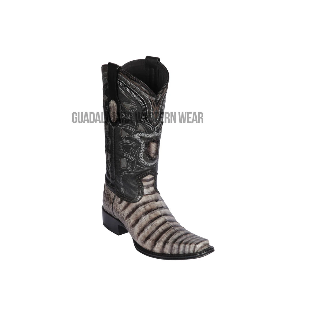 Guadalajara Western Wear Los Altos Porto Gray Caiman Belly European Square Toe Cowboy Boots Men 3 Guadalajara Western Wear Los Altos Porto Gray Caiman Belly European Square Toe Cowboy Boots Men