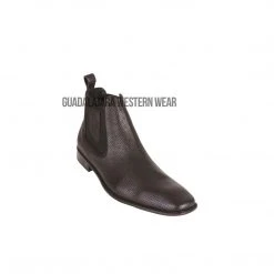 Cuadra Men Vestigium Black Grisly Leather Chelsea Boot