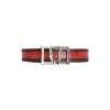 Guadalajara Western Wear Men Vestigium Black / Red Ostrich Leg Casual Belt