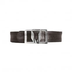 Guadalajara Western Wear Vestigium Black Ostrich Belly Casual Belt