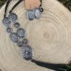 Guadalajara Western Wear All Black Concho Necklace