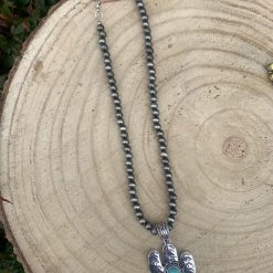 Guadalajara Western Wear Women Cactus Beaded Necklace