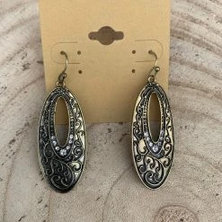 Guadalajara Western Wear Gold Dangles Women
