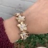 Guadalajara Western Wear Women Gold Flower Bracelet