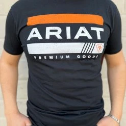 Guadalajara Western Wear Ariat Bars Stripe Tee