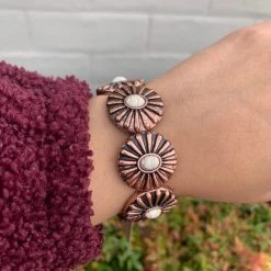 Guadalajara Western Wear Bronze Bracelet