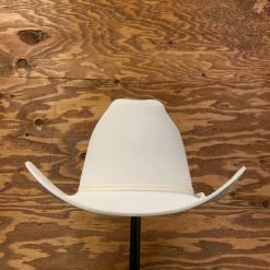 Stetson 6x Rancher Premium White Cowboy Felt Hat Sinaloa (Copa Alta Falda/Brim 3.5")