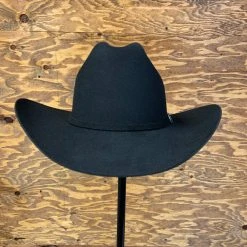 Stetson 6x Skyline Black Cowboy Felt Hat Sinaloa (Copa Chica Falda/Brim 3.5