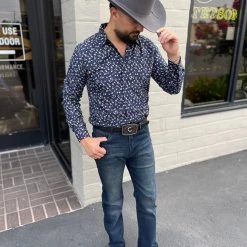 Guadalajara Western Wear Platini Men's Digital Print Shirt - CSL8042