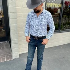 Guadalajara Western Wear Platini Men's Digital Print Shirt - CSL8040